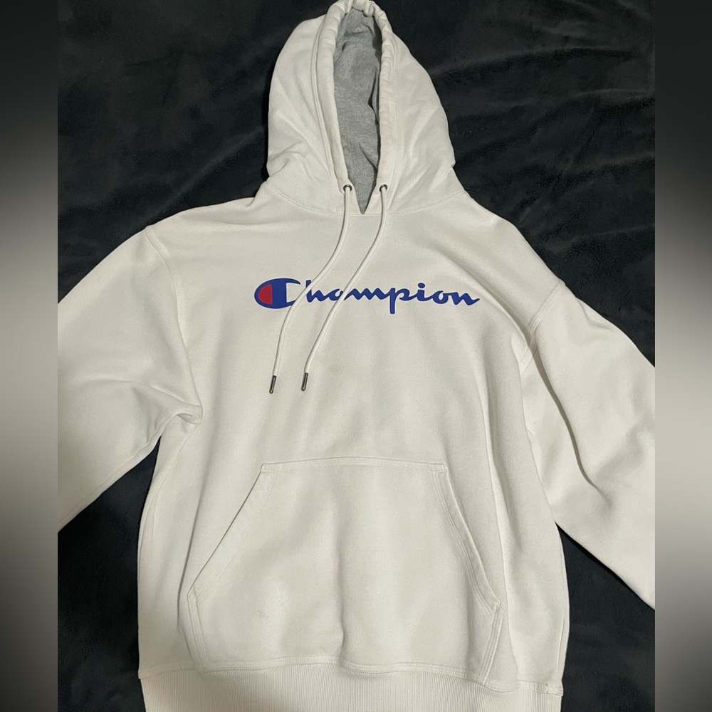 White Champion Hoodie